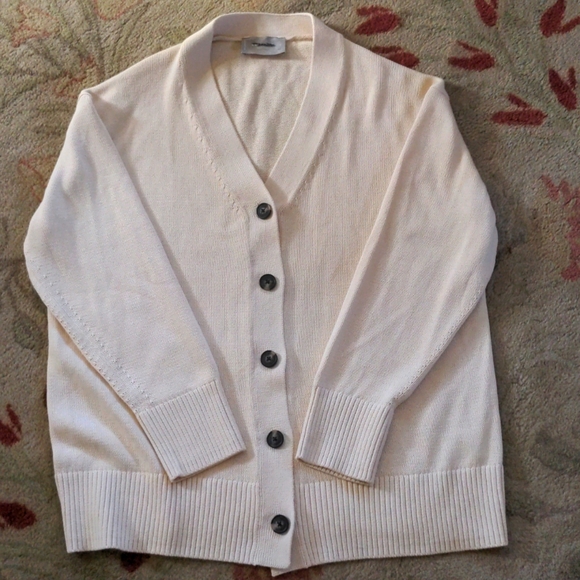 🆕 EVERLANE The Organic Cotton Cardigan - Picture 4 of 14